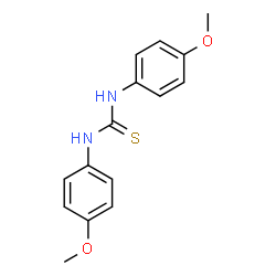 ChemSpider 2D Image | 4,4'-DIMETHOXYTHIOCARBANILIDE | C15H16N2O2S