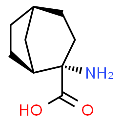 ChemSpider 2D Image | (1S,2S,5S)-2-Aminobicyclo[3.2.1]octane-2-carboxylic acid | C9H15NO2