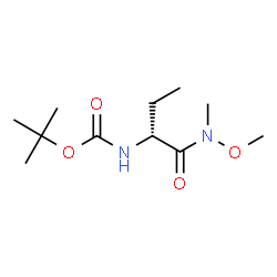 ChemSpider 2D Image | 2-Methyl-2-propanyl {(2R)-1-[methoxy(methyl)amino]-1-oxo-2-butanyl}carbamate | C11H22N2O4