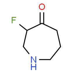 ChemSpider 2D Image | 3-Fluoro-4-azepanone | C6H10FNO