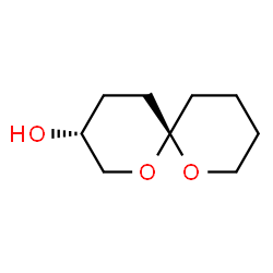 ChemSpider 2D Image | (3R,6S)-1,7-Dioxaspiro[5.5]undecan-3-ol | C9H16O3