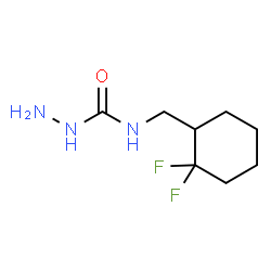 ChemSpider 2D Image | N-[(2,2-Difluorocyclohexyl)methyl]hydrazinecarboxamide | C8H15F2N3O
