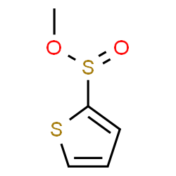 ChemSpider 2D Image | Methyl 2-thiophenesulfinate | C5H6O2S2