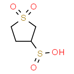 ChemSpider 2D Image | Tetrahydro-3-thiophenesulfinic acid 1,1-dioxide | C4H8O4S2