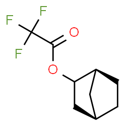 ChemSpider 2D Image | (1S,4R)-Bicyclo[2.2.1]hept-2-yl trifluoroacetate | C9H11F3O2