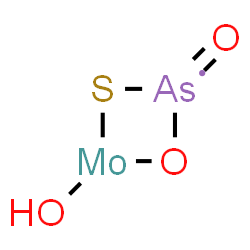 ChemSpider 2D Image | 4-hydroxy-1-oxa-3-thia-2$l^{4}-arsa-4$l^{3}-molybdacyclobutane 2-oxide | HAsMoO3S