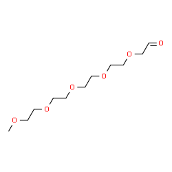 ChemSpider 2D Image | 2,5,8,11,14-Pentaoxahexadecan-16-al | C11H22O6