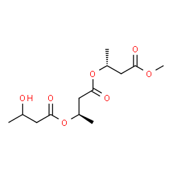 ChemSpider 2D Image | (2R)-4-{[(2R)-4-Methoxy-4-oxo-2-butanyl]oxy}-4-oxo-2-butanyl 3-hydroxybutanoate | C13H22O7