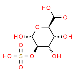 ChemSpider 2D Image | 2-O-Sulfo-alpha-L-altropyranuronic acid | C6H10O10S