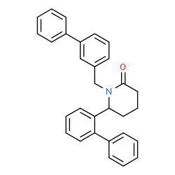 ChemSpider 2D Image | 6-(2-Biphenylyl)-1-(3-biphenylylmethyl)-2-piperidinone | C30H27NO