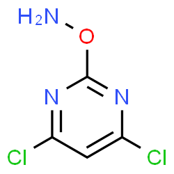 ChemSpider 2D Image | 2-(Aminooxy)-4,6-dichloropyrimidine | C4H3Cl2N3O