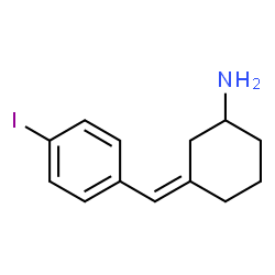ChemSpider 2D Image | (3Z)-3-(4-Iodobenzylidene)cyclohexanamine | C13H16IN