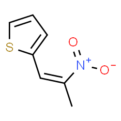ChemSpider 2D Image | 2-[(1Z)-2-Nitro-1-propen-1-yl]thiophene | C7H7NO2S