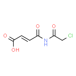 ChemSpider 2D Image | (2E)-4-[(Chloroacetyl)amino]-4-oxo-2-butenoic acid | C6H6ClNO4