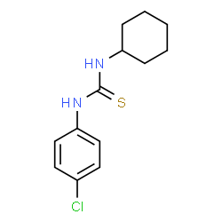 ChemSpider 2D Image | 1-(4-Chlorophenyl)-3-cyclohexylthiourea | C13H17ClN2S