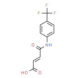 ChemSpider 2D Image | 4-oxo-4-[4-(trifluoromethyl)anilino]-2-butenoic acid | C11H8F3NO3