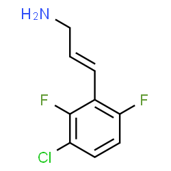 ChemSpider 2D Image | (2E)-3-(3-Chloro-2,6-difluorophenyl)-2-propen-1-amine | C9H8ClF2N