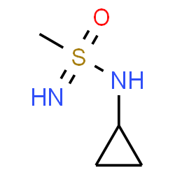 ChemSpider 2D Image | N-Cyclopropylmethanesulfonimidoamide | C4H10N2OS