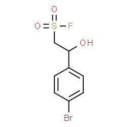 ChemSpider 2D Image | 2-(4-Bromophenyl)-2-hydroxyethanesulfonyl fluoride | C8H8BrFO3S