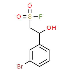 ChemSpider 2D Image | 2-(3-Bromophenyl)-2-hydroxyethanesulfonyl fluoride | C8H8BrFO3S