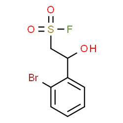 ChemSpider 2D Image | 2-(2-Bromophenyl)-2-hydroxyethanesulfonyl fluoride | C8H8BrFO3S