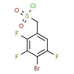ChemSpider 2D Image | (4-Bromo-2,3,5-trifluorophenyl)methanesulfonyl chloride | C7H3BrClF3O2S