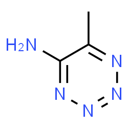 ChemSpider 2D Image | 6-Methyl-1,2,3,4-tetrazin-5-amine | C3H5N5