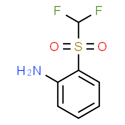 ChemSpider 2D Image | 2-[(Difluoromethyl)sulfonyl]aniline | C7H7F2NO2S