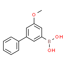 ChemSpider 2D Image | (5-Methoxy-3-biphenylyl)boronic acid | C13H13BO3