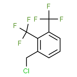 ChemSpider 2D Image | 1-(Chloromethyl)-2,3-bis(trifluoromethyl)benzene | C9H5ClF6