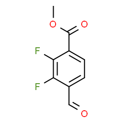 ChemSpider 2D Image | Methyl 2,3-difluoro-4-formylbenzoate | C9H6F2O3
