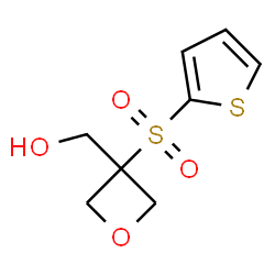 ChemSpider 2D Image | [3-(2-Thienylsulfonyl)-3-oxetanyl]methanol | C8H10O4S2