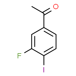 ChemSpider 2D Image | 1-(3-Fluoro-4-iodophenyl)ethanone | C8H6FIO