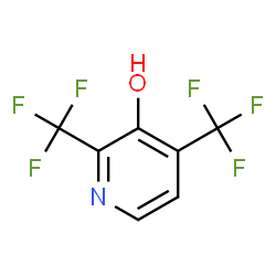 ChemSpider 2D Image | 2,4-Bis(trifluoromethyl)-3-pyridinol | C7H3F6NO
