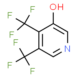 ChemSpider 2D Image | 4,5-Bis(trifluoromethyl)-3-pyridinol | C7H3F6NO