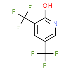 ChemSpider 2D Image | 3,5-Bis(trifluoromethyl)-2-pyridinol | C7H3F6NO