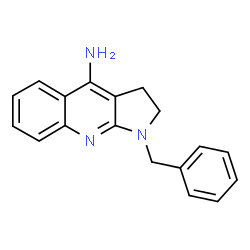 ChemSpider 2D Image | 1-Benzyl-2,3-dihydro-1H-pyrrolo[2,3-b]quinolin-4-amine | C18H17N3
