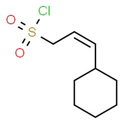 ChemSpider 2D Image | (2Z)-3-Cyclohexyl-2-propene-1-sulfonyl chloride | C9H15ClO2S
