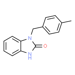 ChemSpider 2D Image | 1-(4-Methylbenzyl)-1,3-dihydro-2H-benzimidazol-2-one | C15H14N2O