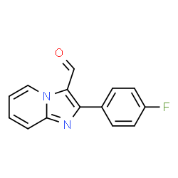 ChemSpider 2D Image | 2-(4-Fluorophenyl)imidazo[1,2-a]pyridine-3-carbaldehyde | C14H9FN2O