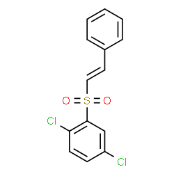 ChemSpider 2D Image | 2,5-Dichlorophenyl (E)-2-phenylvinyl sulfone | C14H10Cl2O2S