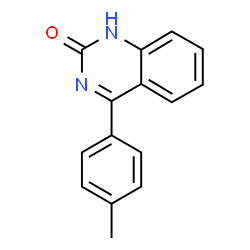 ChemSpider 2D Image | 4-(4-Methylphenyl)-2(1H)-quinazolinone | C15H12N2O