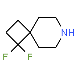 ChemSpider 2D Image | 1,1-Difluoro-7-azaspiro[3.5]nonane | C8H13F2N