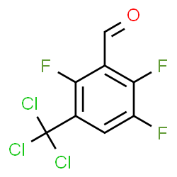 ChemSpider 2D Image | 2,3,6-Trifluoro-5-(trichloromethyl)benzaldehyde | C8H2Cl3F3O