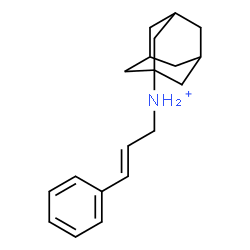 ChemSpider 2D Image | N-[(2E)-3-Phenyl-2-propen-1-yl]-1-adamantanaminium | C19H26N