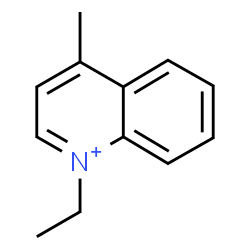 ChemSpider 2D Image | 1-Ethyl-4-methylquinolinium | C12H14N