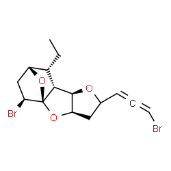 ChemSpider 2D Image | hachijojimallene B | C15H18Br2O3