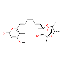 ChemSpider 2D Image | 10Z-isocitreoviridinol | C23H30O7