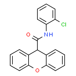 ChemSpider 2D Image | N-(2-Chlorophenyl)-9H-xanthene-9-carboxamide | C20H14ClNO2