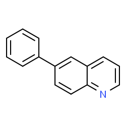 ChemSpider 2D Image | 6-Phenylquinoline | C15H11N